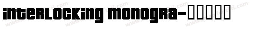 Interlocking monogra字体转换